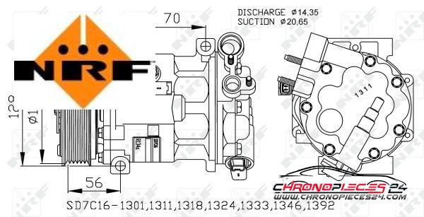 Achat de NRF 32682 Compresseur, climatisation pas chères