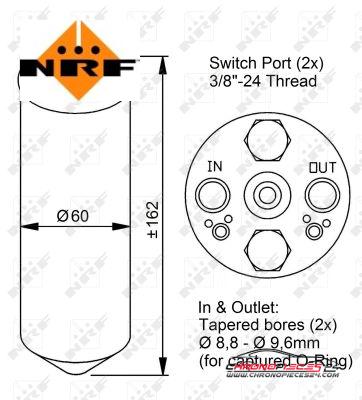 Achat de NRF 33183 Filtre déshydratant, climatisation pas chères