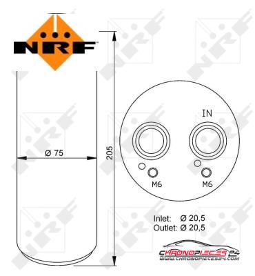 Achat de NRF 33205 Filtre déshydratant, climatisation pas chères