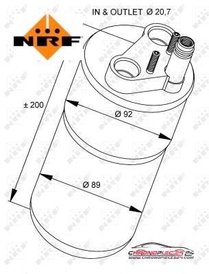 Achat de NRF 33216 Filtre déshydratant, climatisation pas chères