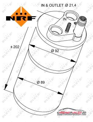 Achat de NRF 33322 Filtre déshydratant, climatisation pas chères