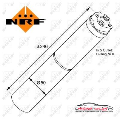 Achat de NRF 33133 Filtre déshydratant, climatisation pas chères