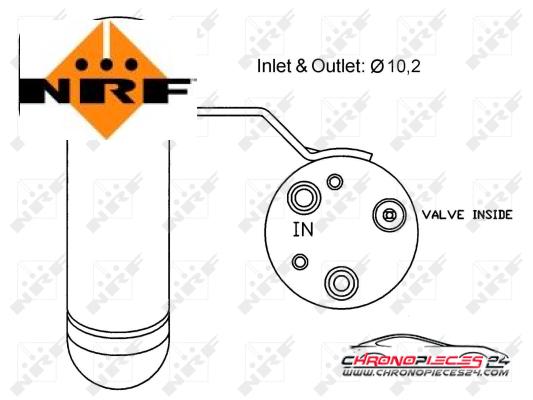 Achat de NRF 33151 Filtre déshydratant, climatisation pas chères