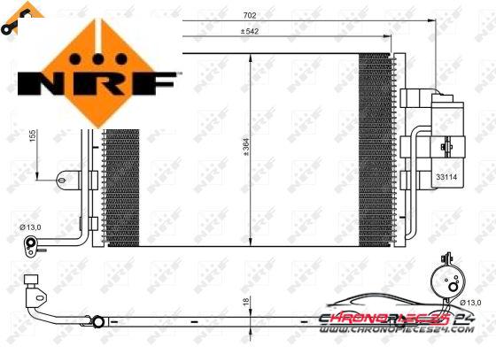 Achat de NRF 35227 Condenseur, climatisation pas chères