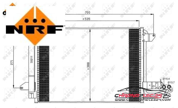 Achat de NRF 35520 Condenseur, climatisation pas chères