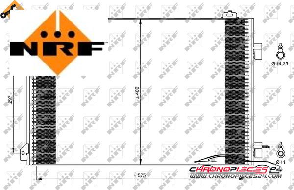 Achat de NRF 35545 Condenseur, climatisation pas chères