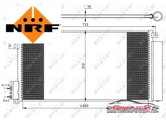 Achat de NRF 35750 Condenseur, climatisation pas chères