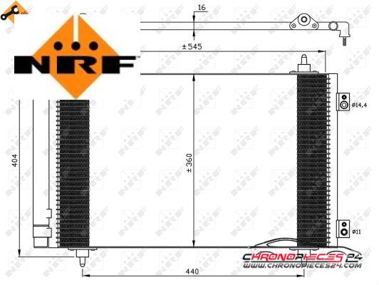 Achat de NRF 35844 Condenseur, climatisation pas chères