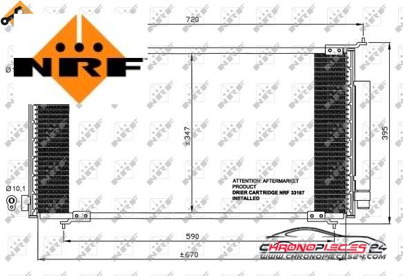 Achat de NRF 35561 Condenseur, climatisation pas chères