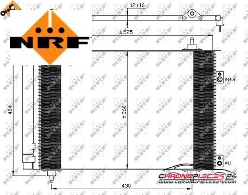 Achat de NRF 35610 Condenseur, climatisation pas chères