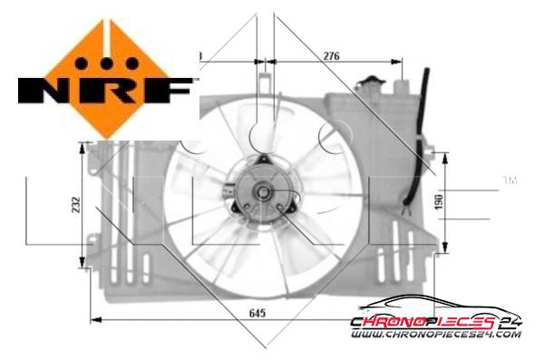 Achat de NRF 47053 Ventilateur, refroidissement du moteur pas chères