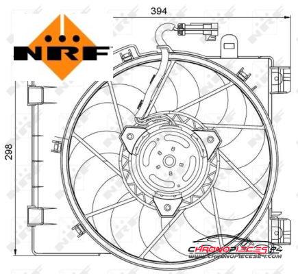 Achat de NRF 47063 Ventilateur, refroidissement du moteur pas chères