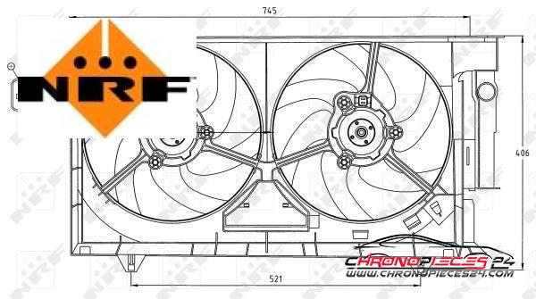 Achat de NRF 47075 Ventilateur, refroidissement du moteur pas chères