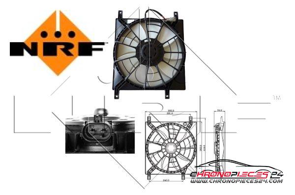 Achat de NRF 47257 Ventilateur, refroidissement du moteur pas chères