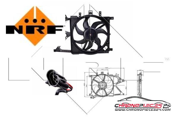 Achat de NRF 47012 Ventilateur, refroidissement du moteur pas chères