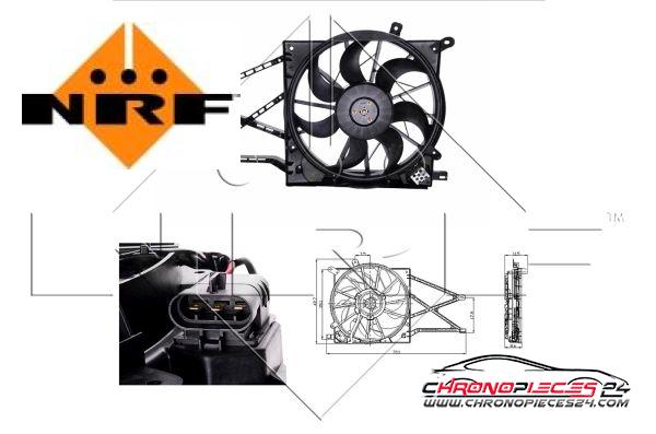 Achat de NRF 47015 Ventilateur, refroidissement du moteur pas chères