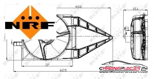 Achat de NRF 47020 Ventilateur, refroidissement du moteur pas chères