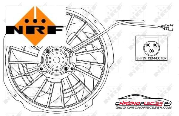 Achat de NRF 47025 Ventilateur, refroidissement du moteur pas chères