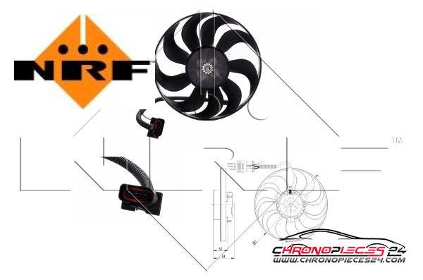 Achat de NRF 47398 Ventilateur, refroidissement du moteur pas chères