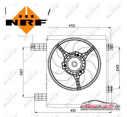 Achat de NRF 47447 Ventilateur, refroidissement du moteur pas chères