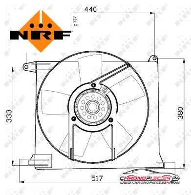 Achat de NRF 47484 Ventilateur, refroidissement du moteur pas chères