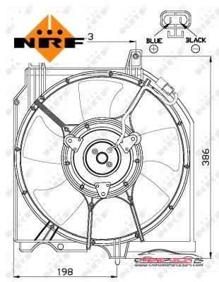 Achat de NRF 47528 Ventilateur, refroidissement du moteur pas chères