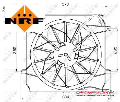 Achat de NRF 47529 Ventilateur, refroidissement du moteur pas chères