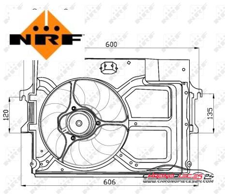 Achat de NRF 47490 Ventilateur, refroidissement du moteur pas chères