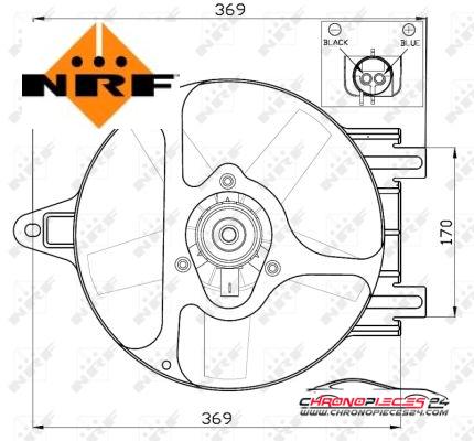 Achat de NRF 47454 Ventilateur, refroidissement du moteur pas chères