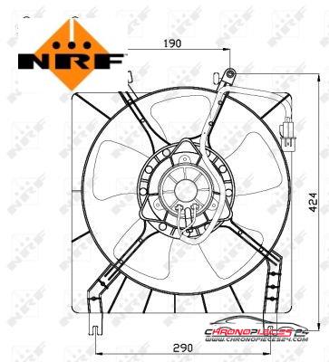 Achat de NRF 47492 Ventilateur, refroidissement du moteur pas chères