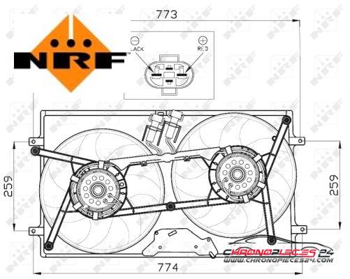 Achat de NRF 47464 Ventilateur, refroidissement du moteur pas chères