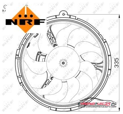 Achat de NRF 47505 Ventilateur, refroidissement du moteur pas chères