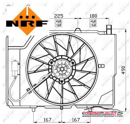 Achat de NRF 47466 Ventilateur, refroidissement du moteur pas chères