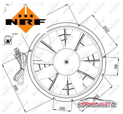 Achat de NRF 47470 Ventilateur, refroidissement du moteur pas chères