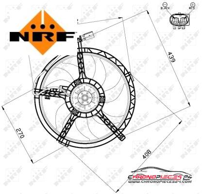 Achat de NRF 47509 Ventilateur, refroidissement du moteur pas chères