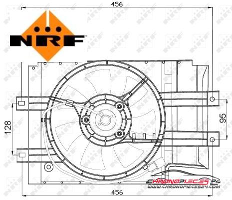 Achat de NRF 47472 Ventilateur, refroidissement du moteur pas chères