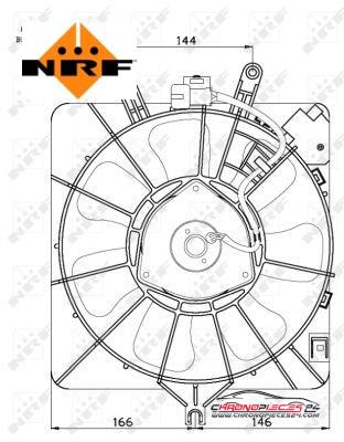 Achat de NRF 47512 Ventilateur, refroidissement du moteur pas chères