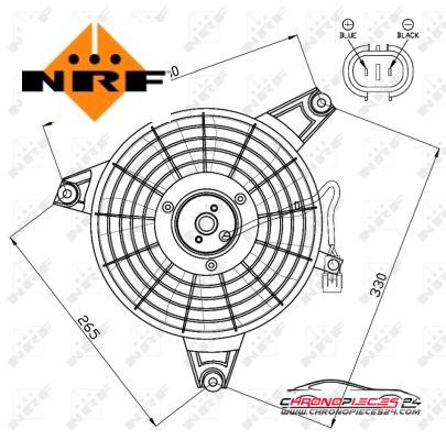 Achat de NRF 47548 Ventilateur, refroidissement du moteur pas chères