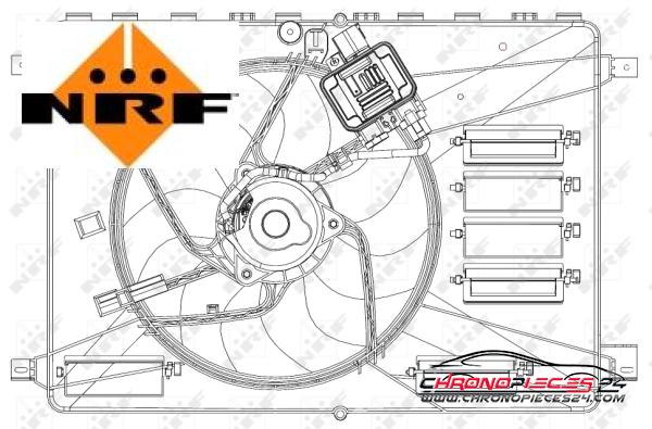 Achat de NRF 47627 Ventilateur, refroidissement du moteur pas chères