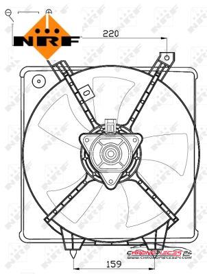 Achat de NRF 47550 Ventilateur, refroidissement du moteur pas chères