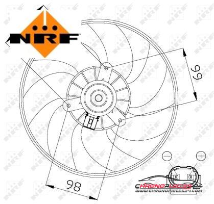 Achat de NRF 47557 Ventilateur, refroidissement du moteur pas chères