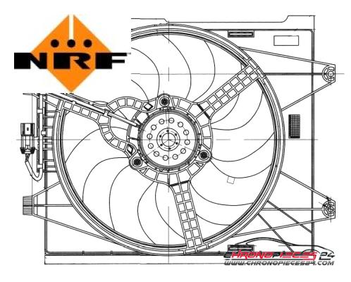 Achat de NRF 47655 Ventilateur, refroidissement du moteur pas chères