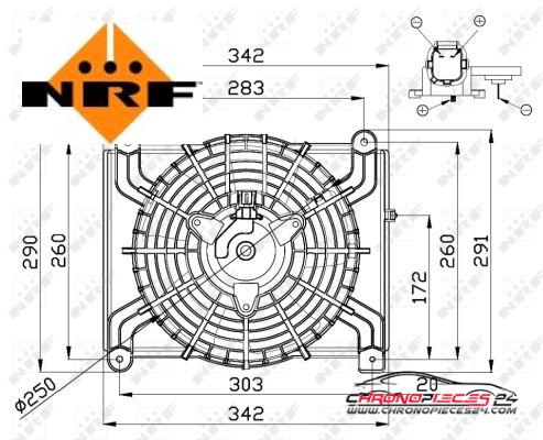 Achat de NRF 47668 Ventilateur, refroidissement du moteur pas chères