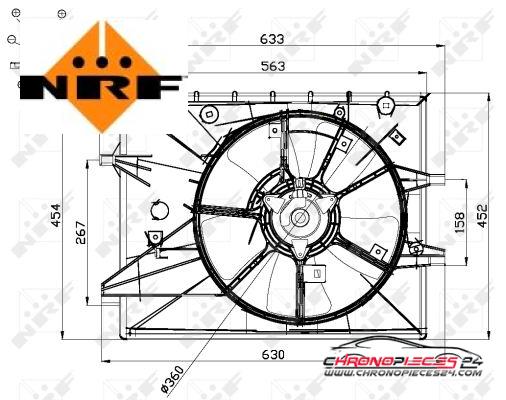 Achat de NRF 47671 Ventilateur, refroidissement du moteur pas chères