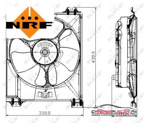 Achat de NRF 47677 Ventilateur, refroidissement du moteur pas chères