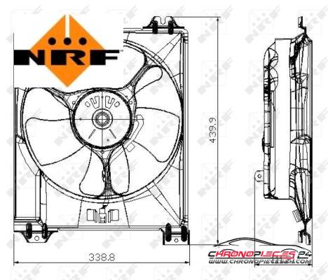 Achat de NRF 47677 Ventilateur, refroidissement du moteur pas chères