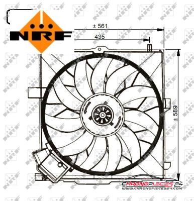 Achat de NRF 47732 Ventilateur, refroidissement du moteur pas chères