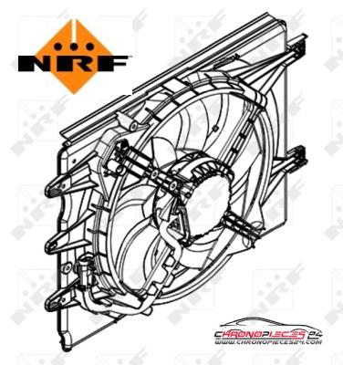 Achat de NRF 47595 Ventilateur, refroidissement du moteur pas chères