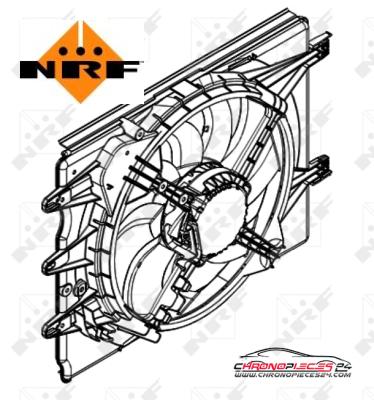 Achat de NRF 47596 Ventilateur, refroidissement du moteur pas chères