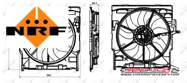 Achat de NRF 47845 Ventilateur, refroidissement du moteur pas chères